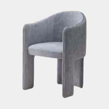 Daytona Mya Dining Chair, shown in velvet in Grigio