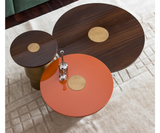 Daytona Playful Nesting Tables: Add a touch of whimsy and modern design to your home with the Daytona Rondo nesting tables, a versatile set with a unique blend of materials.