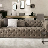 Daytona Vogue Sofa in Camoscio Fango suede, second view