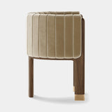 Dietrich Dining Chair in Hollywood Regency Style - Perfect for a Glamorous Living Room.