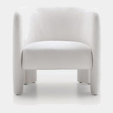Ditre Italia Cali Armchair in white fabric
