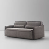 Lulu 2.0 Sofa Bed, taupe fabric, front view