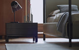 Doria Two Drawer Luxury Bedside Table in a room setting