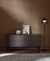 Doria Wood Luxury Chest of Drawers in a room setting
