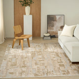 Drift Beige Grey Luxury Rug, available from Touched Interiors UK
