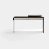 Edison Glass Base Luxury Writing Desk, alternative angle