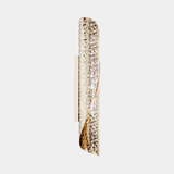 Castro Lighting Elven Wall Light in hammered gold-plated brass, available from Touched Interiors UK