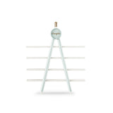 Fairytale Compass Bookcase, lacquered wood and polished brass, available from Touched Interiors UK