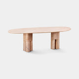 Flavianus Pink Marble Luxury Dining Table