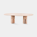 Flavianus Pink Marble Luxury Dining Table, view 2