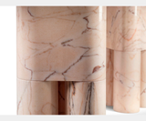 Flavianus Pink Marble Luxury Dining Table, view 4