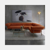 Fog Metallic Glass Luxury Floor Lamp, view 7
