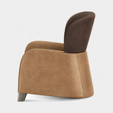 Gerla Conical Luxury Lounge Chair, side view