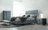 Giorgio Collection Charisma Bed in grey velvet, second room view