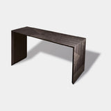 Giorgio Collection Infinity Sofa Console Table in Makore mahogany