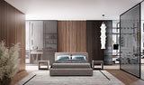 Halcyon Low Headboard Luxury Bed styled in a luxury interior