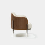 Harlow Floating Frame Luxury Armchair, alternative angle