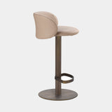 Ilaria Gas Lift Luxury Bar Stool, side view