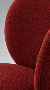 Ilaria Tailored Back Luxury Dining Chair, side view