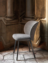 Ilaria Tailored Back Luxury Dining Chair in a room setting