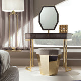 Giorgio Collection Infinity Vanity Desk in Makore mahogany, second room view