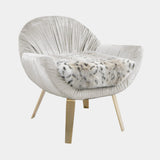 Jetclass Draper Armchair, shown in a pale patterned fabric