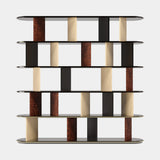 La Cascata Bookcase, angled view