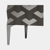 Triny Bar Cabinet, detail of the sculpted front