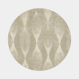 Caffe Latte Jute Rug, Round