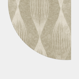 Caffe Latte Jute Round Rug, detail