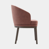 Domkapa Ruth Dining Chair, view 2, in dusky rose velvet