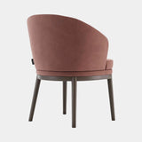 Domkapa Ruth Dining Chair, view 4, in dusky rose velvet