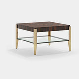 Kendal Two Tier Luxury Coffee Table, Square (70cm)
