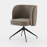 Laskasas Ambrose Office Chair in Xangai Taupe weave
