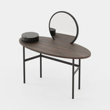 Laskasas Arcadia Dressing Table in Smoked Eucalyptus Veneer Matte, third view