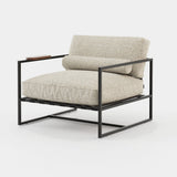 Laskasas Badi Armchair in Andapa Sand outdoor fabric