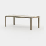 Laskasas Baiona Dining Table in Beige Grey Lacquer Matte
