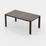 Laskasas Baiona Dining Table in Smoked Eucalyptus Veneer Matte, third view