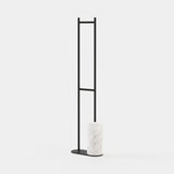 Laskasas Ben Coat Hanger in Carrara Polished Marble