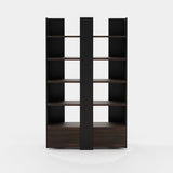 Laskasas Biel Bookshelf in Smoked Eucalyptus Veneer Matte, second view