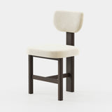 Laskasas Chalki Chair in Vienna Cream velvet