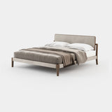 Laskasas Clare Bed in Seoul Toffee leather