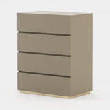 Laskasas Dakar Tallboy in Beige Grey Lacquer Matte
