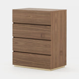 Laskasas Dakar Tallboy in Walnut Veneer Matte