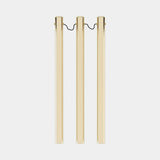 Laskasas Darwin Lamp in Gilded Polished Stainless Steel