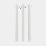 Laskasas Darwin Lamp in Polished Stainless Steel, second view