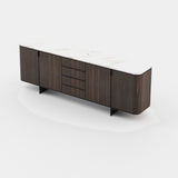 Laskasas Dean Sideboard in Smoked Eucalyptus Veneer Matte, third view