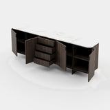 Laskasas Dean Sideboard in Smoked Eucalyptus Veneer Matte, fourth view