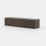 Laskasas Duane TV Cabinet in Smoked Eucalyptus Veneer Matte