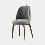 Laskasas Dublin Chair in Vienna Anthracite velvet